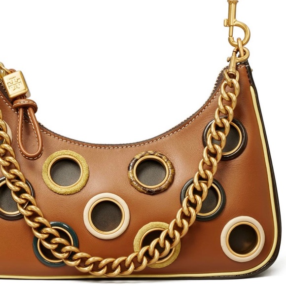 Tory Burch Handbags - New Tory Burch Mercer Grommet Small Crescent Bag ❤️